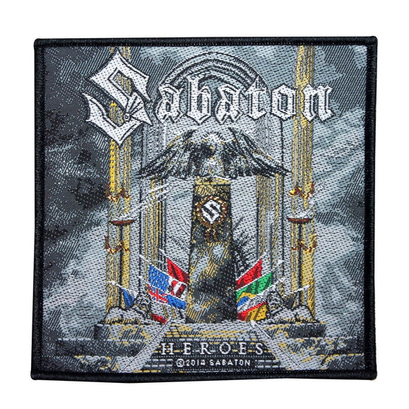 Sabaton Heroes Patch Limited Edition Cover Art Metal Band Woven Sew On Applique