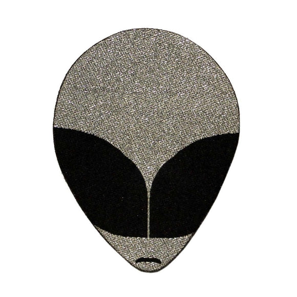 Alien Face Extraterrestrial Patch UFO Spaceship Badge Woven Sew On Applique