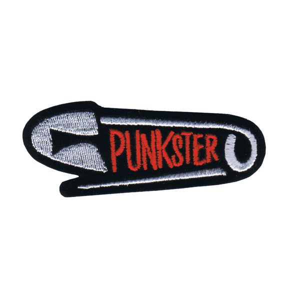 Artist Chuck Wagon Punkster Safety Pin Patch Embroidered Iron On Applique