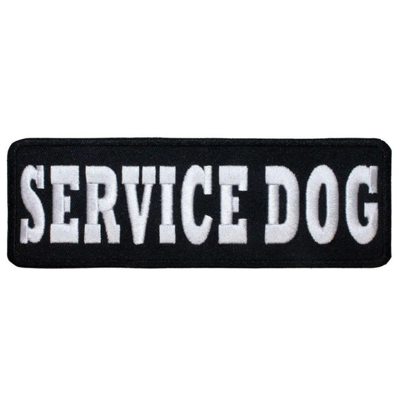 6 Inch Service Dog Patch Vest Harness Support Pet Embroidered Iron On Applique