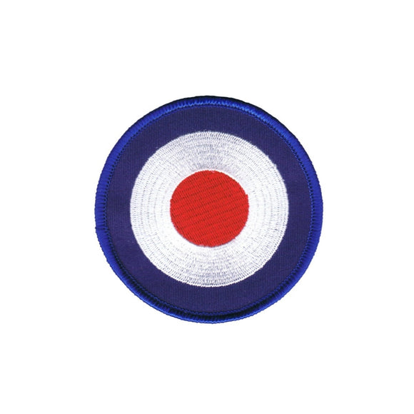 2 INCH Mod Target Patch Shooting Bulls Eye Embroidered Iron On Applique
