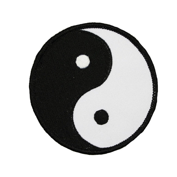 Classic Yin Yang Patch Embroidered Chinese Forces Symbol Iron On Badge Applique