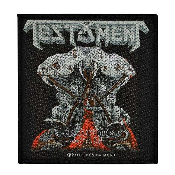 Testament Brotherhood of the Snake Patch Thrash Metal Band Woven Sew On Applique