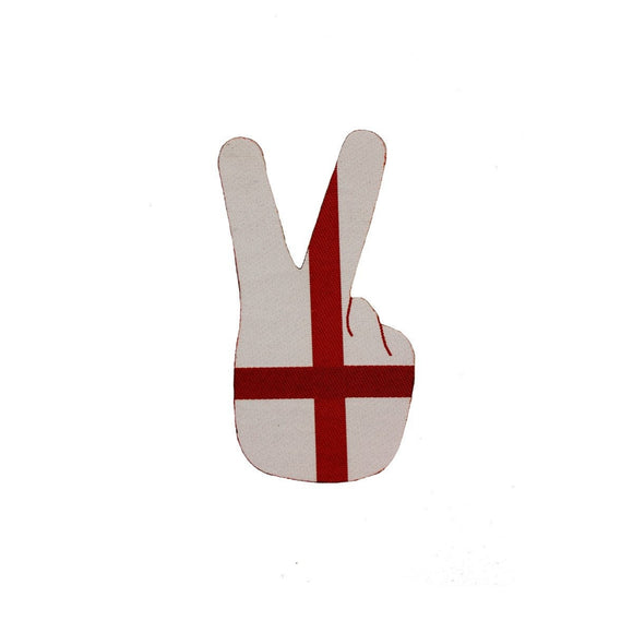 St. George Peace Patch England Saint English Fingers Woven Sew On Applique
