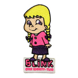 Blink 182 Little Girl Logo Patch Music Band Embroidered Iron On Applique