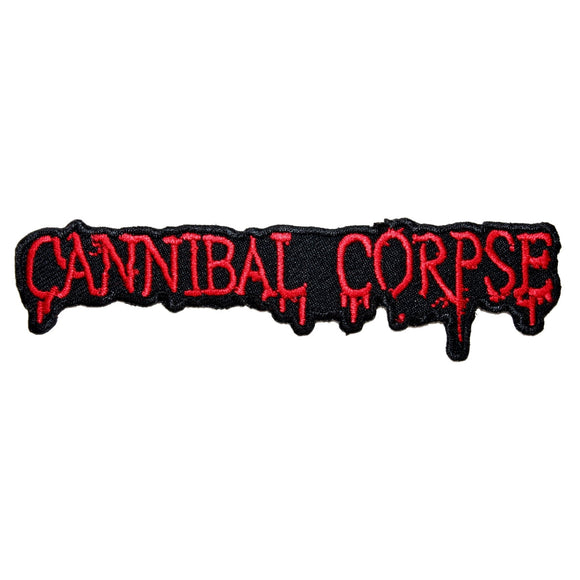 Cannibal Corpse Band Name Patch American Death Metal Music Iron On Applique