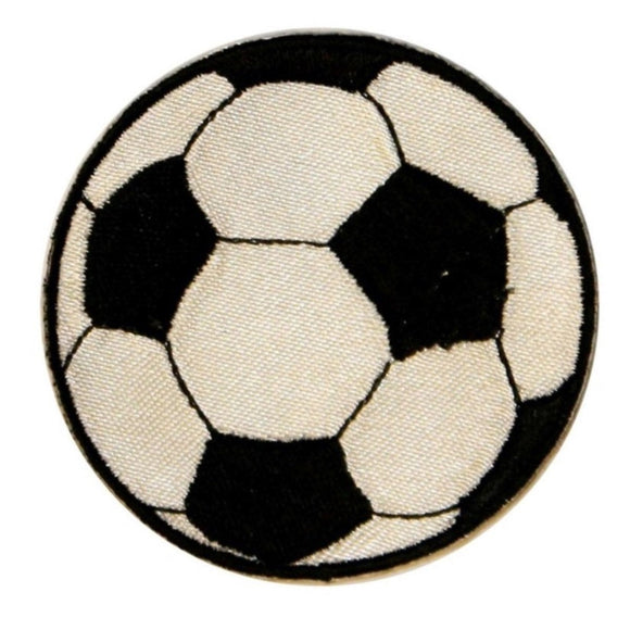 Soccer Ball Patch Sport Kick Ball Futball Embroidered Iron On Applique