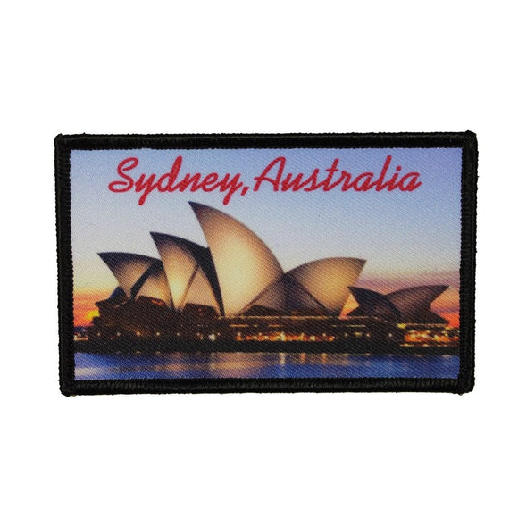 Sydney Australia Opera House Patch Travel Sign Dye Sublimation Iron On Applique