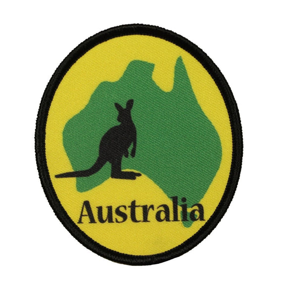Australia National Travel Patch Kangaroo Badge Sublimation Iron On Applique