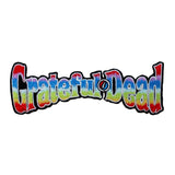 Grateful Dead Rainbow Band Name Logo Patch Psychedelic Rock Iron On Applique