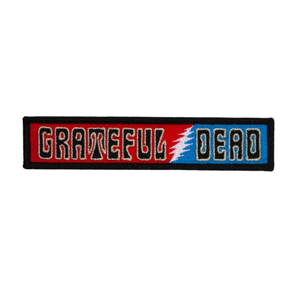 Sixties Themed Grateful Dead Band Logo Patch Rock Embroidered Iron On Applique