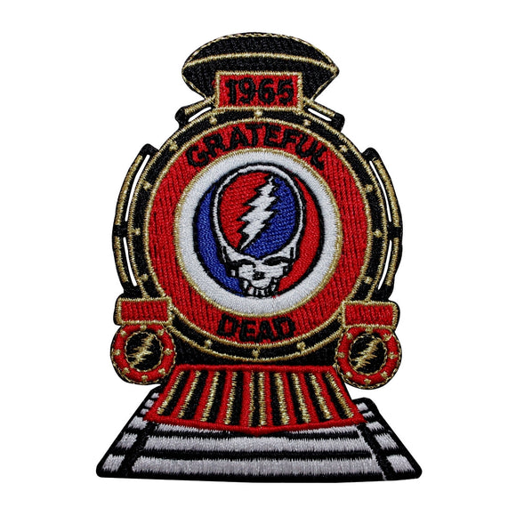 Grateful Dead Steal Your Face Train Patch Rock Band Embroidered Iron On Applique