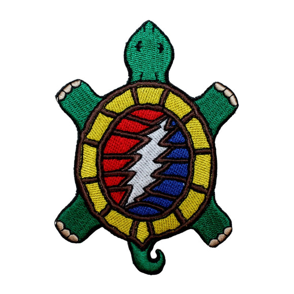 Grateful Dead Steal Your Terrapin Turtle Patch Rock Music Icon Iron On Applique