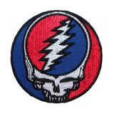 Grateful Dead 2" Steal Your Face Patch Rock Album Band Logo Fan Iron On Applique