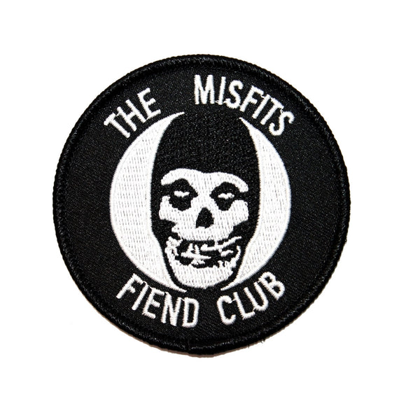 The Misfits Fiend Club Patch Ghost Horror Punk Band Mascot Iron On Applique