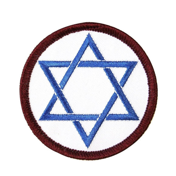 Star of David Patch Jewish Faith Symbol Judaism Hebrew Religion Iron On Applique