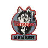 Iditarod Trail Member Patch Sled Dog Race Alaska Embroidered Iron On Applique