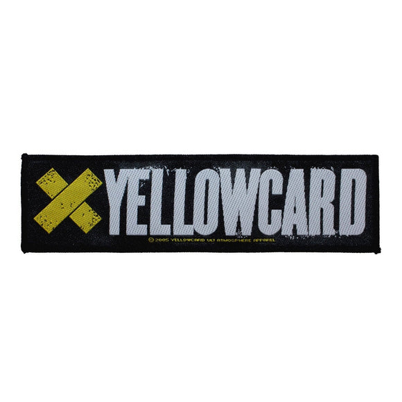 SS Yellowcard Punk Band Logo Patch Alternative Pop Rock Woven Sew On Applique