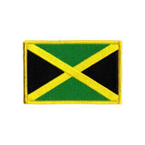 Jamaica Country Flag Patch Badge National Symbol Embroidered Iron On Applique