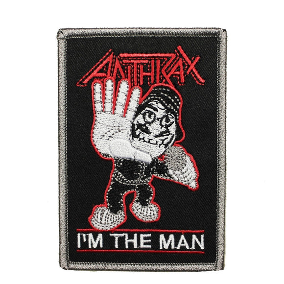 Anthrax I'm The Man Patch EP Album Thrash Metal Band Music Iron On Applique