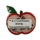 ID 0954 A+ Teacher Apple Patch Class Kids Gift Sign Embroidered Iron On Applique