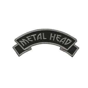 Metal Head Arch Patch Kreepsville 666 Name Tag Embroidered Iron On Applique