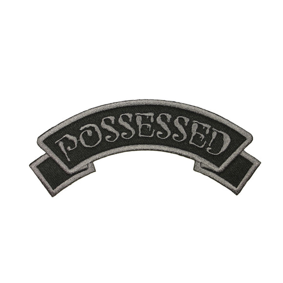 Possessed Arch Patch Kreepsville 666 Name Tag Embroidered Iron On Applique