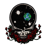 Grateful Dead Art Steal Your Universe Skull & Roses Patch Band Iron On Applique