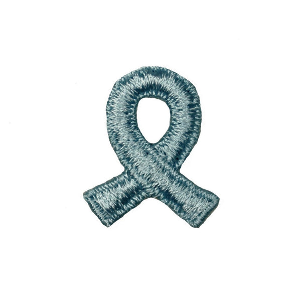 Light Blue Prostate Cancer Awareness Ribbon Patch Support Health Sew On Applique