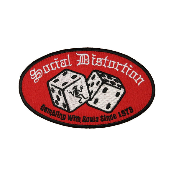 Social Distortion Gambling with Souls Patch Punk Rock Band Iron On Applique