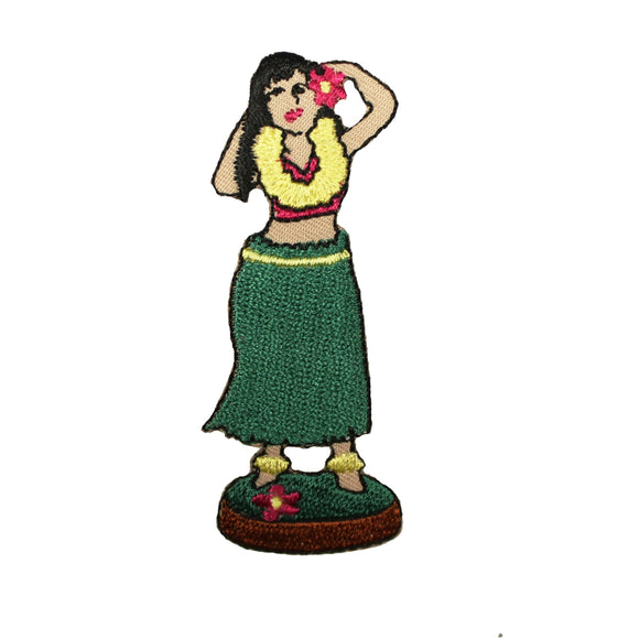 Artist Dean Lee Norton Hawaii Hula Girl Patch Dance Embroidered Iron On Applique