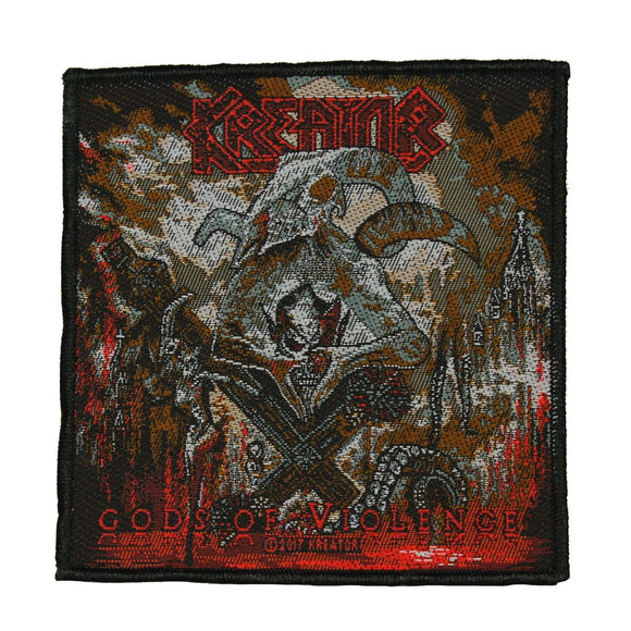 Kreator Gods of Violence Patch Trash Metal Band Album Woven Sew On Applique