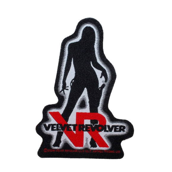 Velvet Revolver Girl Logo Patch Die Cut Hard Rock Band Woven Sew On Applique