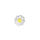 1 Inch Daisy White Petals Yellow Center Patch Flower Embroidered Iron On