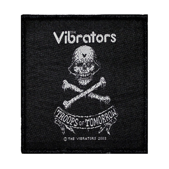 The Vibrators Troops of Tomorrow Patch Punk Rock Band Woven Sew On Applique