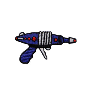 Purple Ray Gun Right Patch Sci Fi Blaster Space Embroidered Iron On Applique