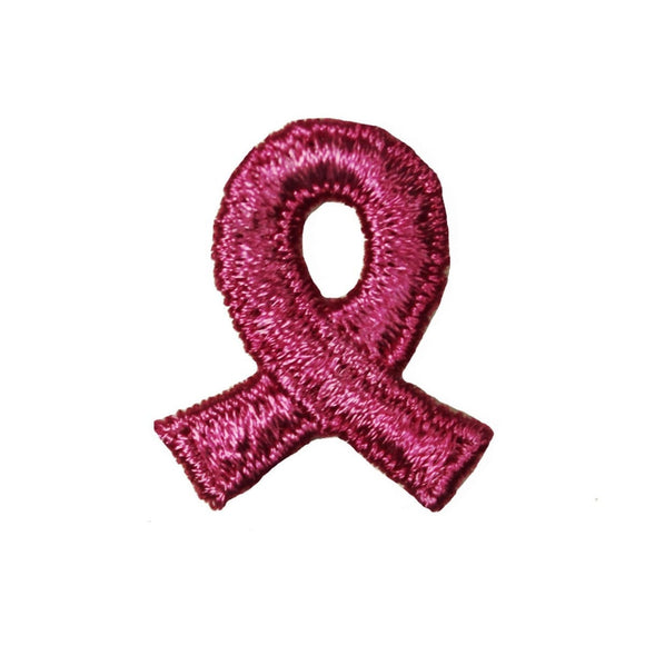 Hot Pink Breast Cancer Awareness Ribbon Patch Support Symbol Sew On Applique
