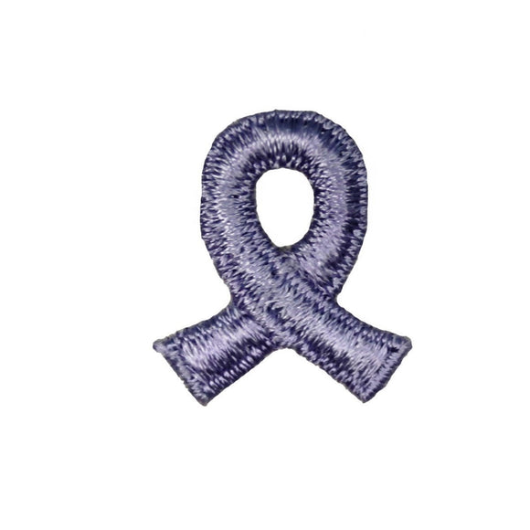 Periwinkle Stomach Cancer Awareness Ribbon Patch Support Cause Sew On Applique