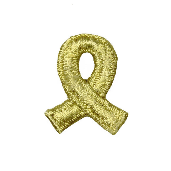 Light Yellow Spina Bifida Awareness Ribbon Patch Support Health Sew On Applique