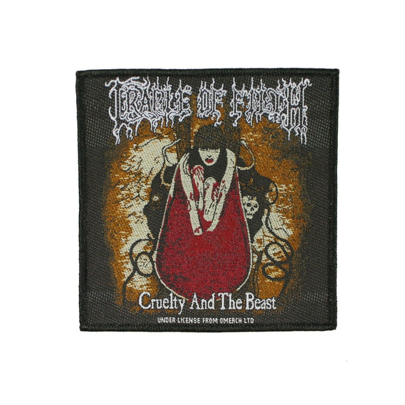 Cradle Of Filth Cruelty And The Beast Patch Extreme Metal Woven Sew On Applique