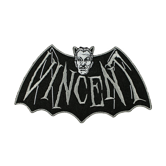Vincent Price Devil Bat Patch Kreepsville 666 Embroidered Iron On Applique