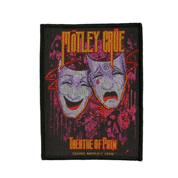 Motley Crue Theatre Of Pain Patch Album Art Glam Metal Woven Sew On Applique