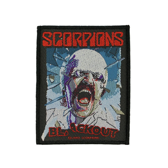 Scorpions Blackout Patch Band Album Art Heavy Metal Rock Woven Sew On Applique
