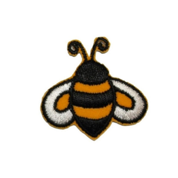 ID 1619B Bumblebee Emblem Patch Cute Honey Bee Bug Embroidered Iron On Applique