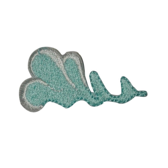 ID 0360 Waves Crashing Patch Ocean Beach Sea Water Embroidered Iron On Applique