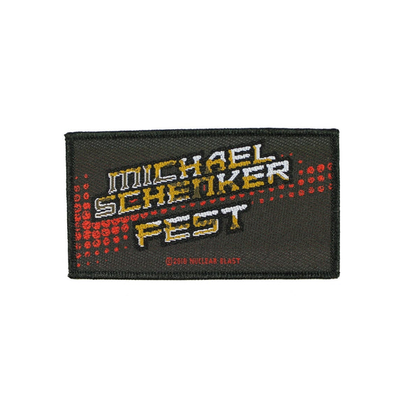Michael Schenker Fest Patch German Rock guitarist UFO Woven Sew On Applique