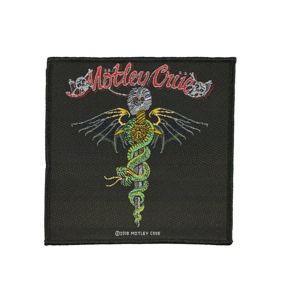 Motley Crue Dr Feelgood Patch Album Art Glam Heavy Metal Woven Sew On Applique