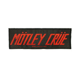 Motley Crue Band Logo Patch Hard Rock Band Heavy Metal Woven Sew On Applique