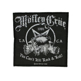 Motley Crue You Can’t Kill Rock N Roll Patch Heavy Metal Woven Sew On Applique