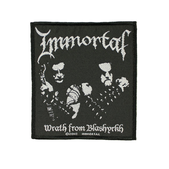 Immortal Wrath From Blashyrkh Patch Black Metal Band Woven Sew On Applique
